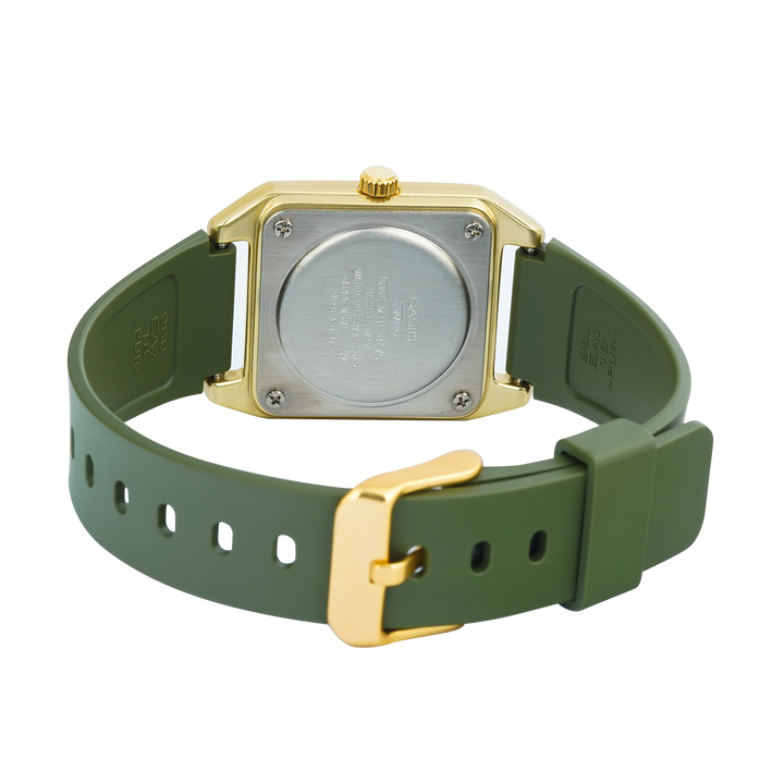 Jam Tangan Casio General MTP-B170-3E Men Analog Dial Green Resin Band