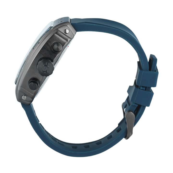 Jam Tangan Police Coswig PEWGO0063102 Men Analog Dial Black Rubber Strap