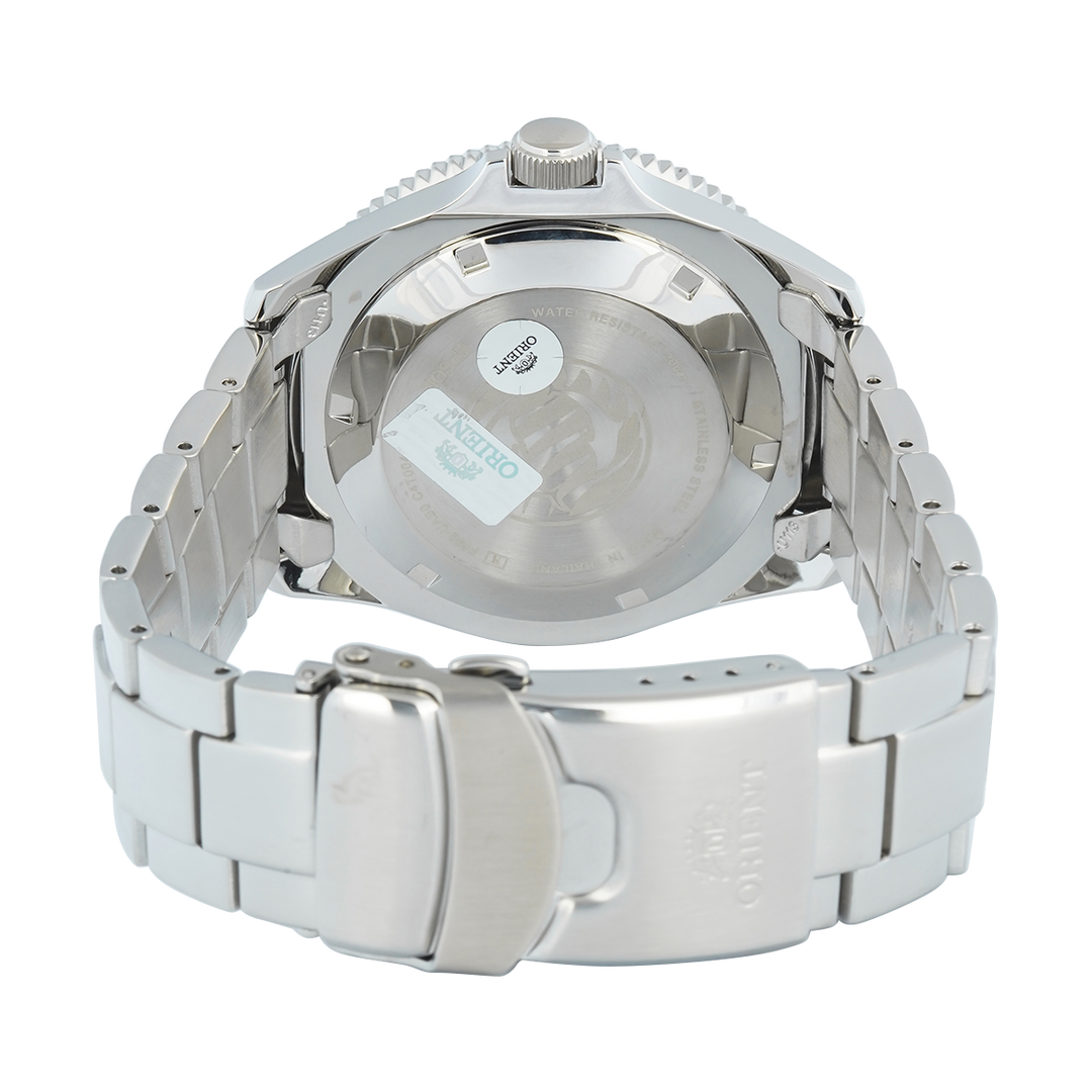 Jam Tangan Orient Mechanical Sports RA-AA0009L Men Blue Dial Stainless Steel Strap
