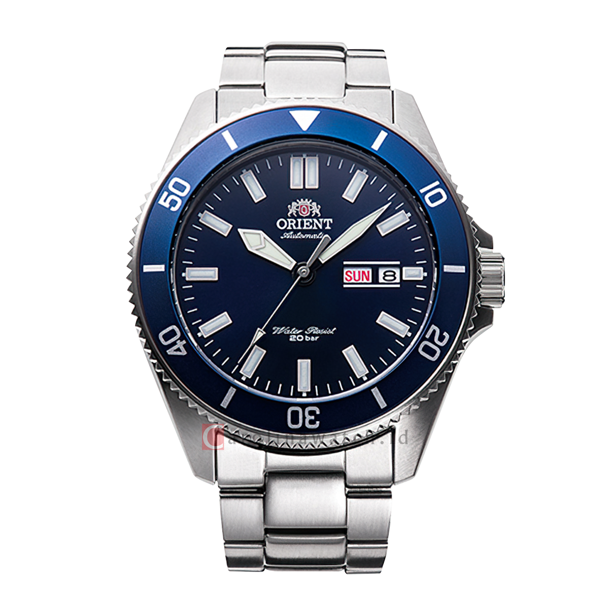 Jam Tangan Orient Mechanical Sports RA-AA0009L Men Blue Dial Stainless ...