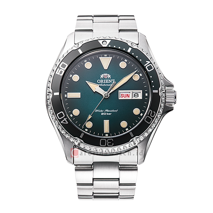 Jam Tangan Orient Mechanical Sport RA-AA0811E Men Green Dial Stainless Steel Strap