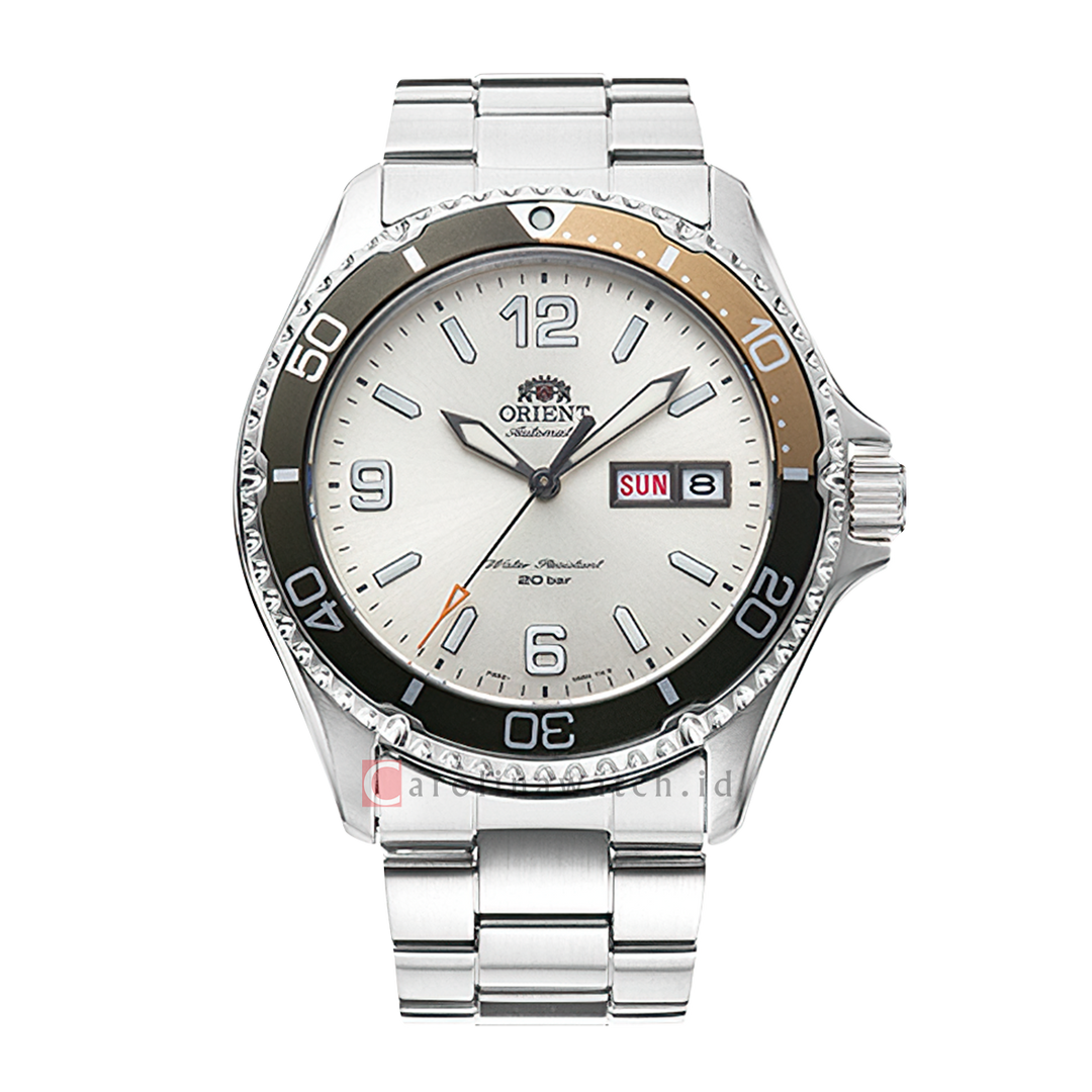 Jam Tangan Orient Mechanical Sport RA-AA0821S Men Analog Dial Stainless Steel Strap