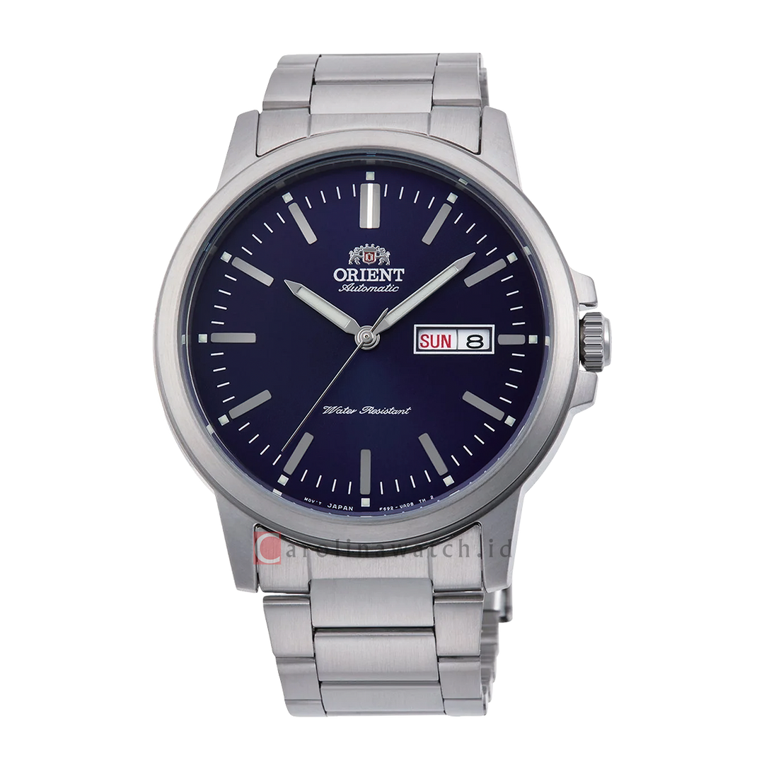 Jam Tangan Orient RA-AA0C02L Men Blue Dial Stainless Steel Strap