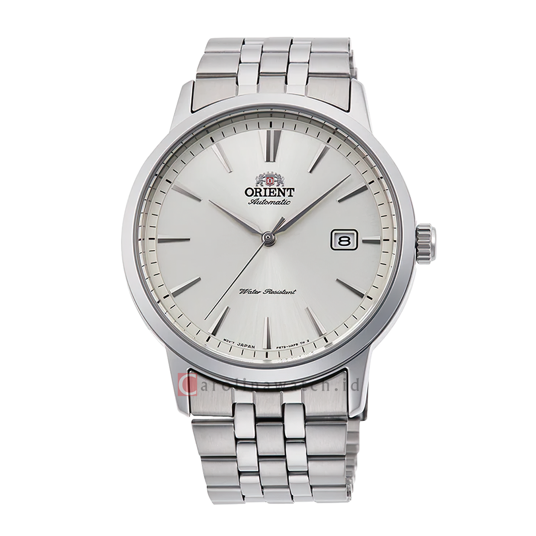 Jam Tangan ORIENT RA-AC0F02S Men Silver Dial Stainless Steel Strap