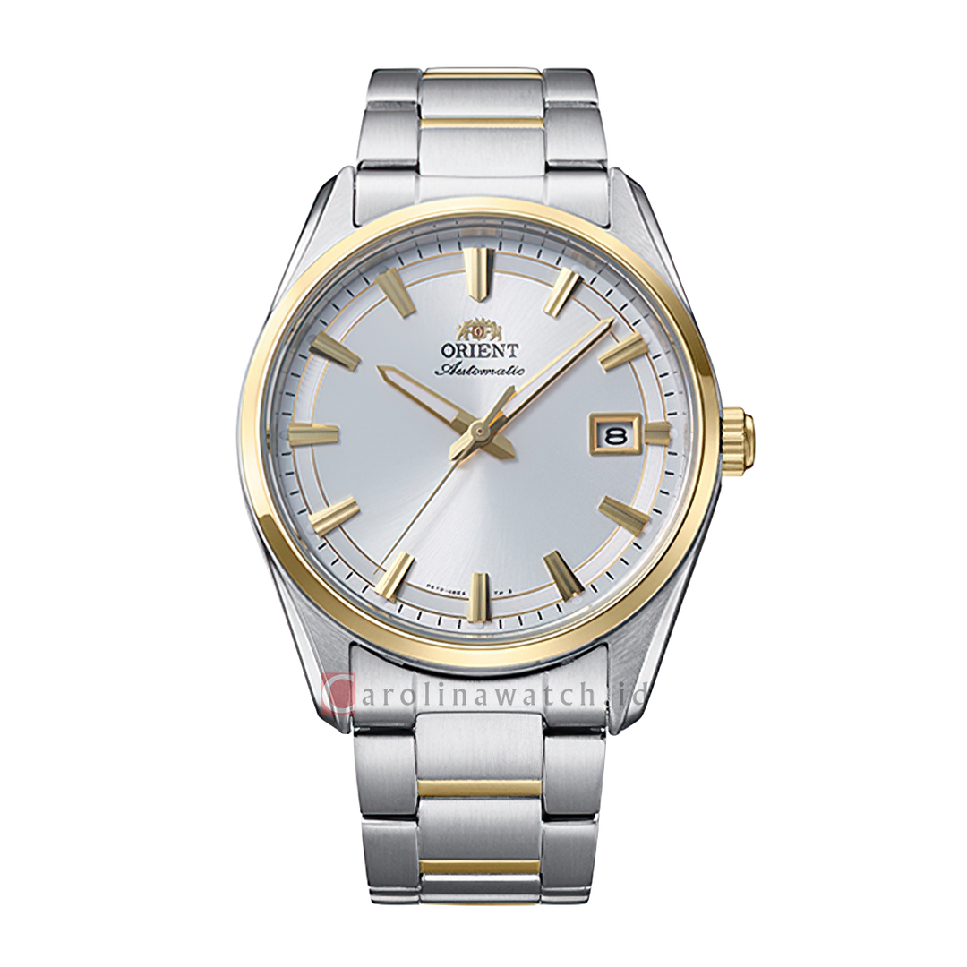 Jam Tangan Orient Stretto RA-AC0R01S Men Silver Dial Stainless Steel Strap