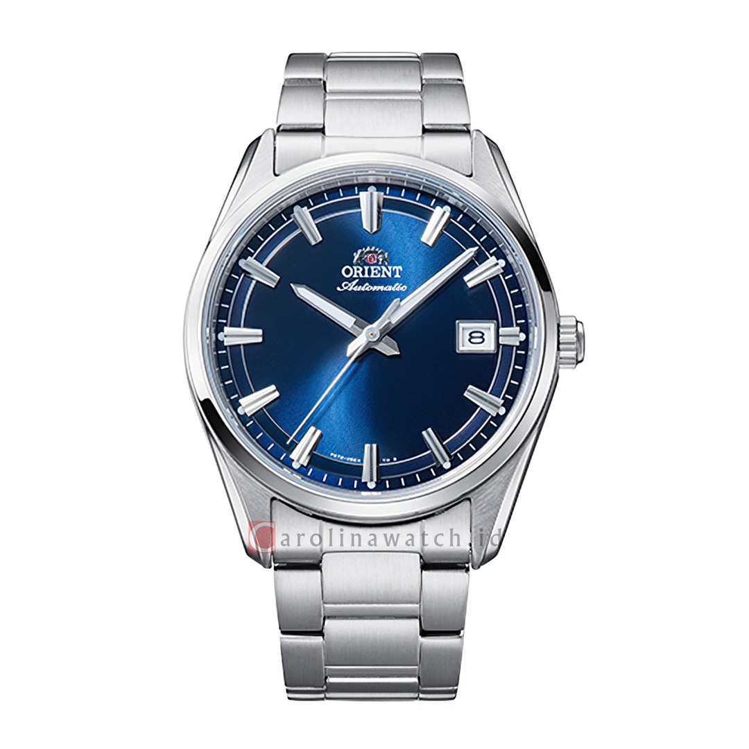 Jam Tangan Orient Stretto RA-AC0R02L Men Blue Dial Stainless Steel Strap