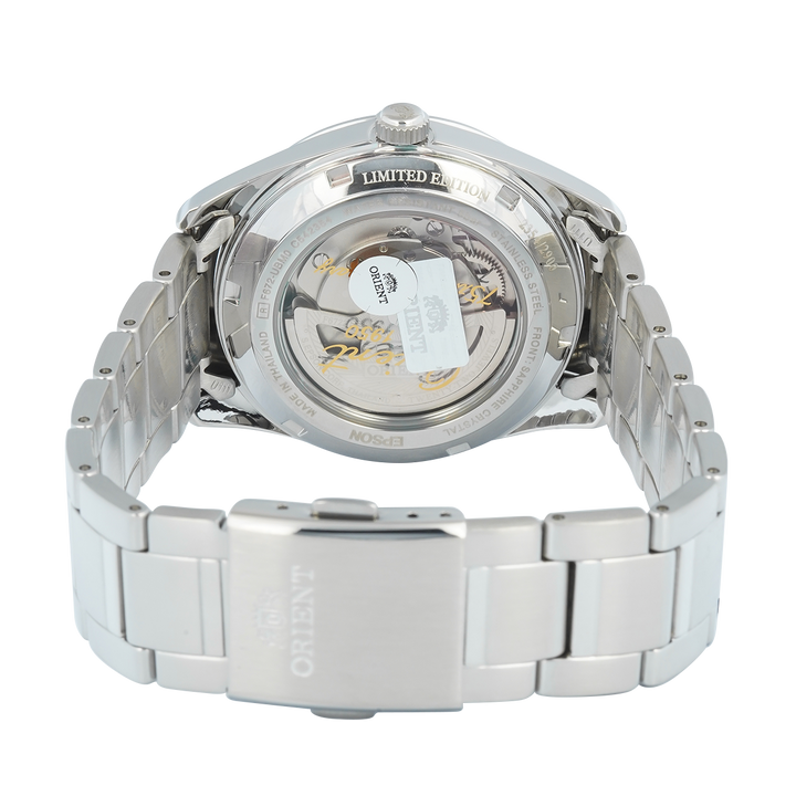 Jam Tangan Orient Contemporary Stretto RA-AC0R04N Men Grey Dial Stainless Steel Strap 75th Anniversary Limited Edition