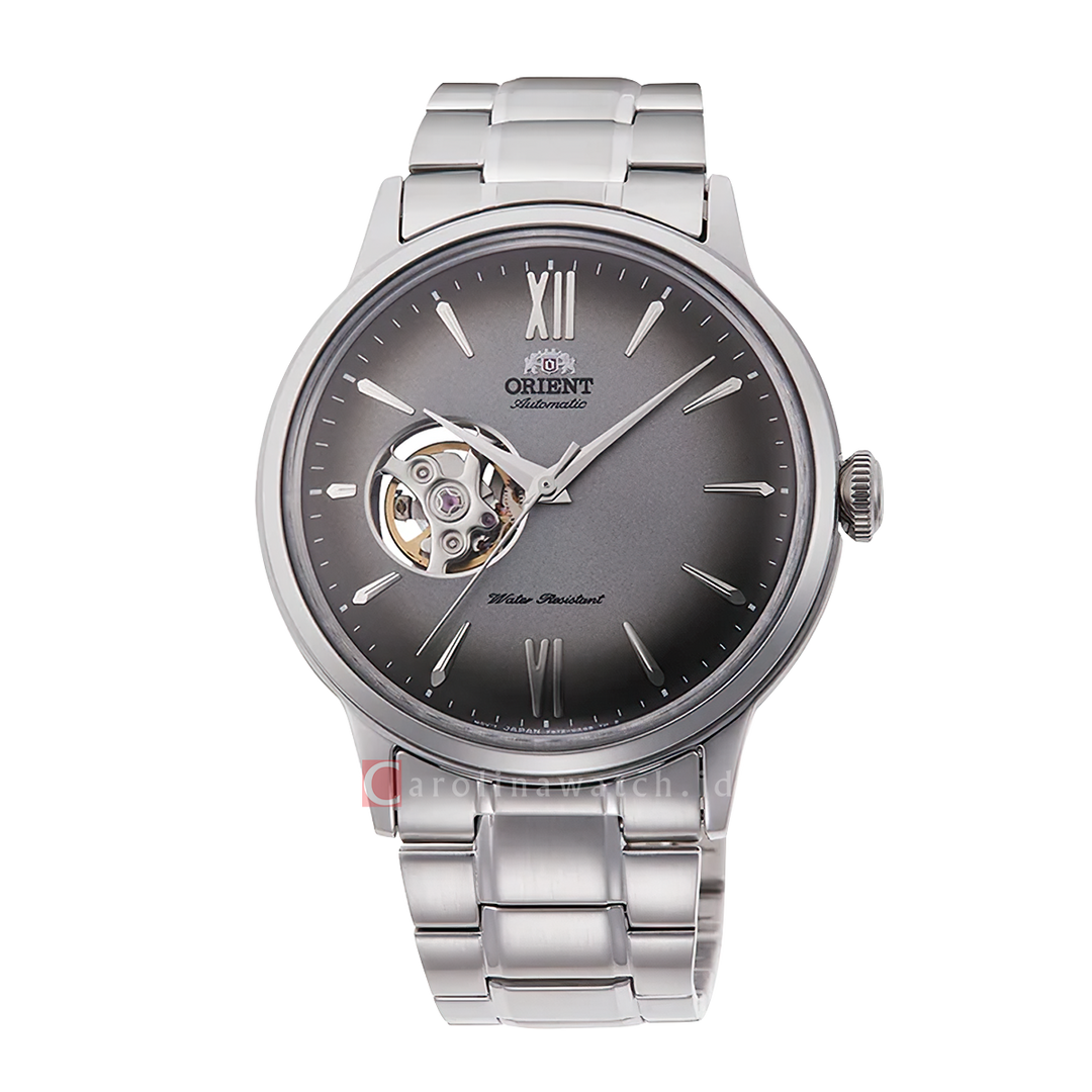 Jam Tangan ORIENT Helios RA-AG0029N Men Grey Dial Stainless Steel Strap