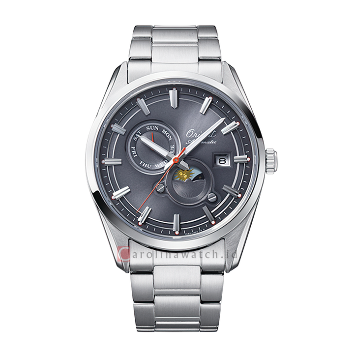 Jam Tangan Orient Contemporary Stretto RA-AK0311N Men Grey Dial Stainless Steel Strap Limited Edition