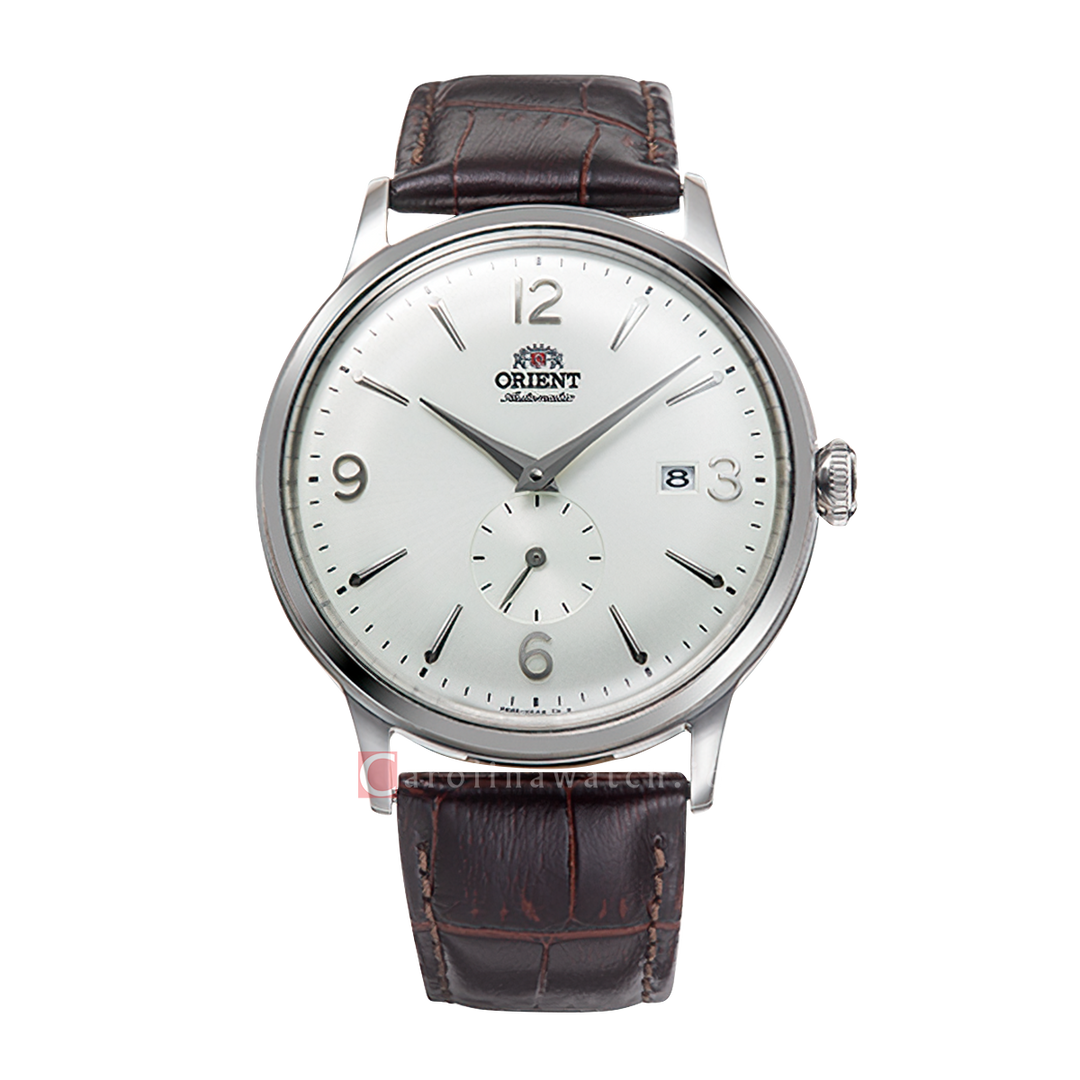 Jam Tangan Orient Star Mechanical Classic RA-AP0002S White Dial Brown Leather Strap