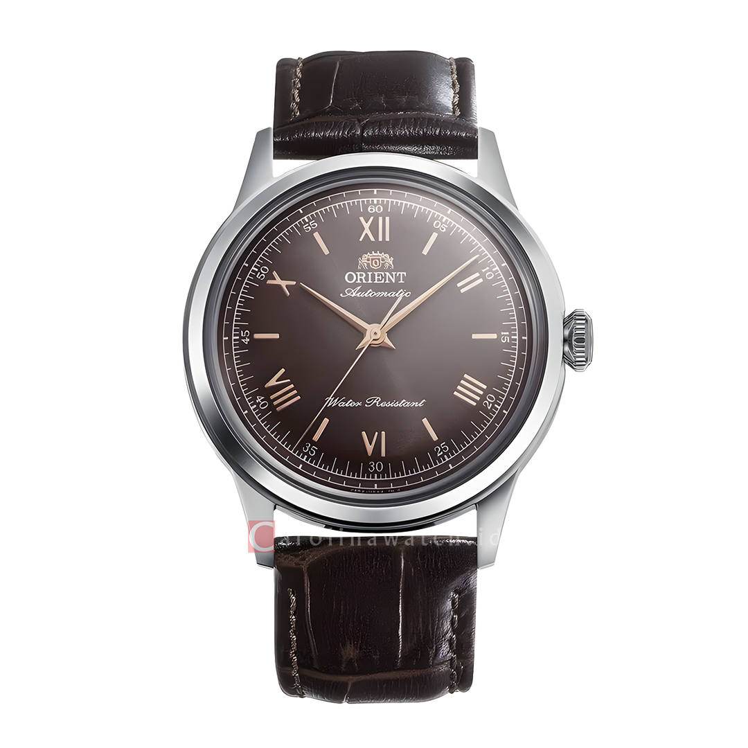 Jam Tangan Orient Classic RA-BB0004Y Automatic Men Brown Dial Brown Leather Strap
