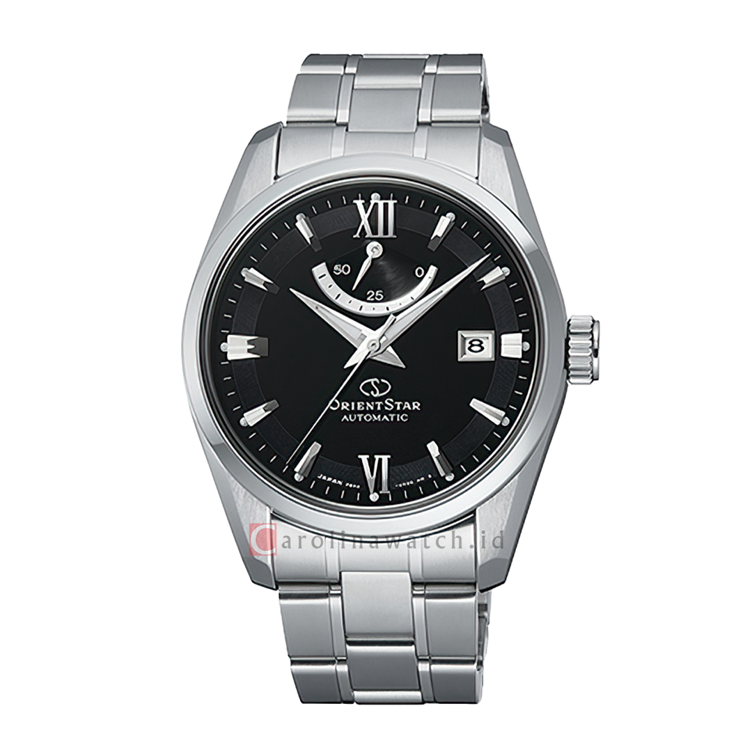 Jam Tangan Orient Star Contemporary RE-AU0004B Black Dial Stainless Steel Strap