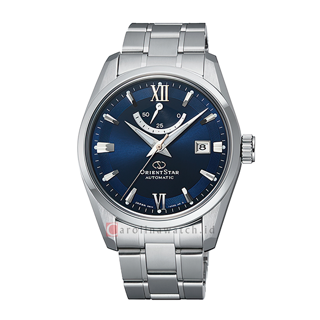 Jam Tangan Orient Star Contemporary RE-AU0005L Blue Dial Stainless Steel Strap