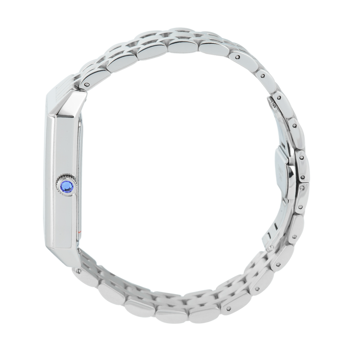 Jam Tangan Regan Harney IRIS RH005-01 Women Tank Silver Dial Stainless Steel Strap