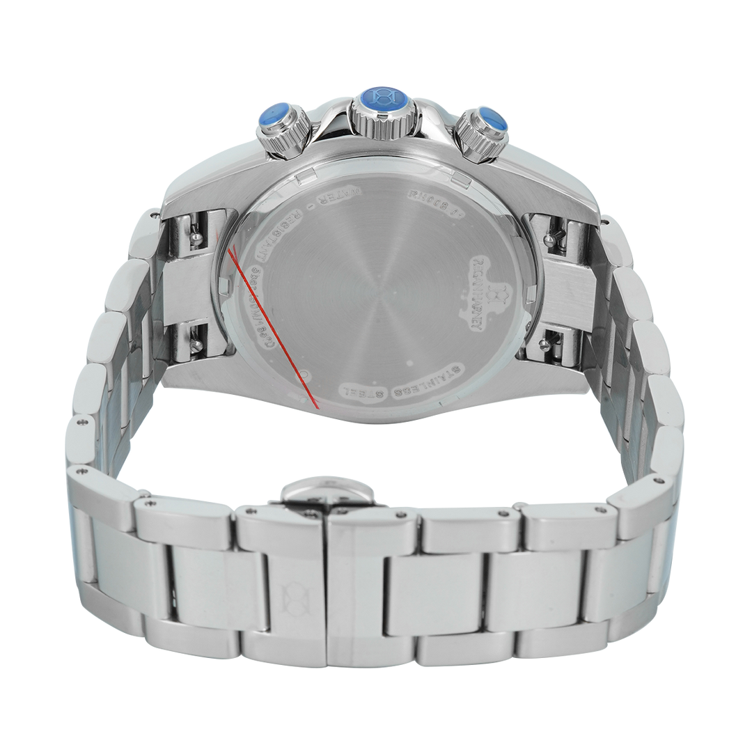 Jam Tangan Regan Harney SPRINTER RH008-01 Men Black Dial Stainless Steel Strap