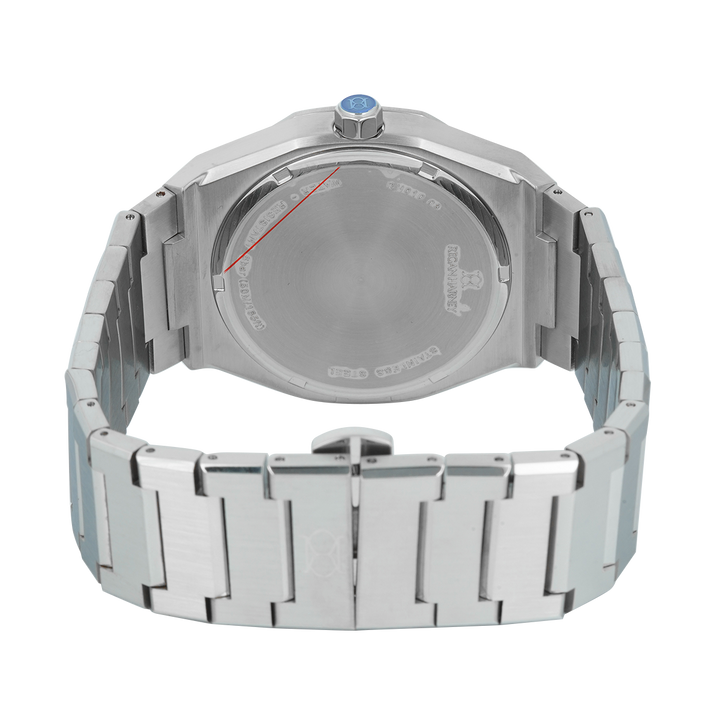 Jam Tangan Regan Harney MOISSANITE REGAL RH010-03 Men Blue Dial Stainless Steel Strap