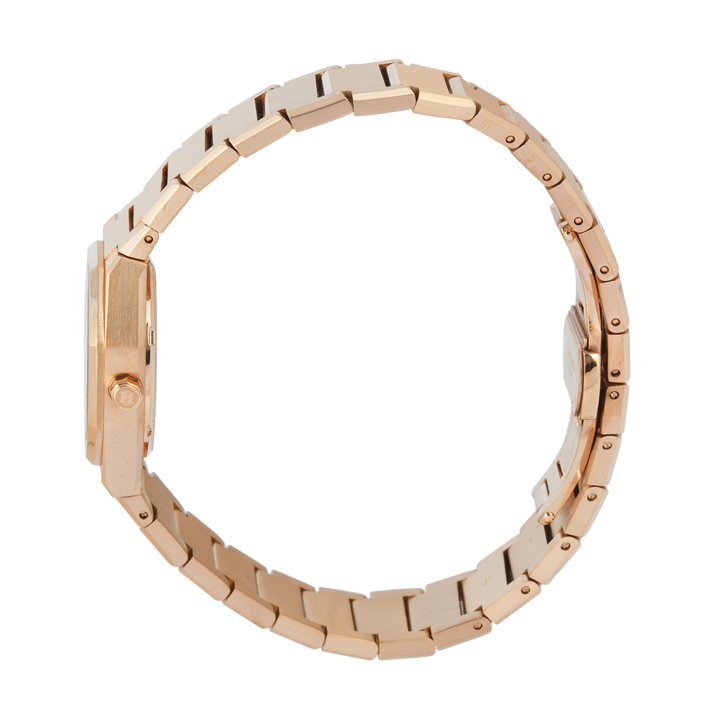 Jam Tangan Regan Harney MINI REGAL RH011-02 Women Silver Dial Rose Gold Stainless Steel Strap