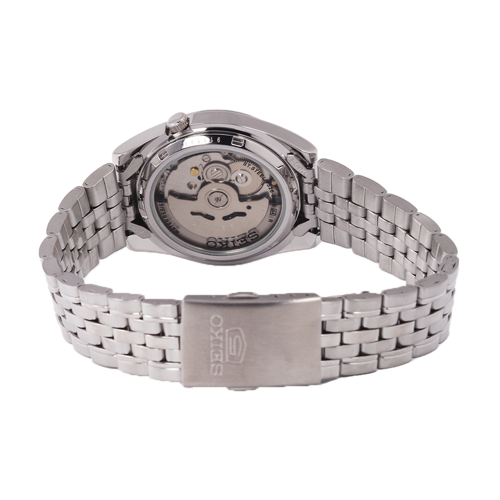 Jam Tangan Seiko 5 SNK361K1 Automatic Men Black Dial Stainless Steel Strap