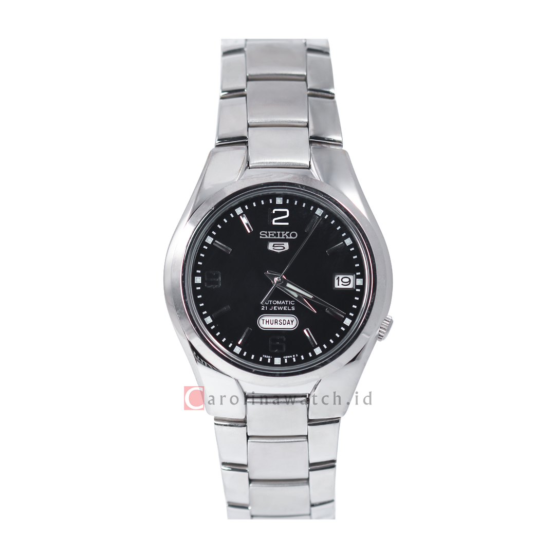 Jam Tangan Seiko 5 SNK623K1 Automatic Black Dial Stainless Steel Strap