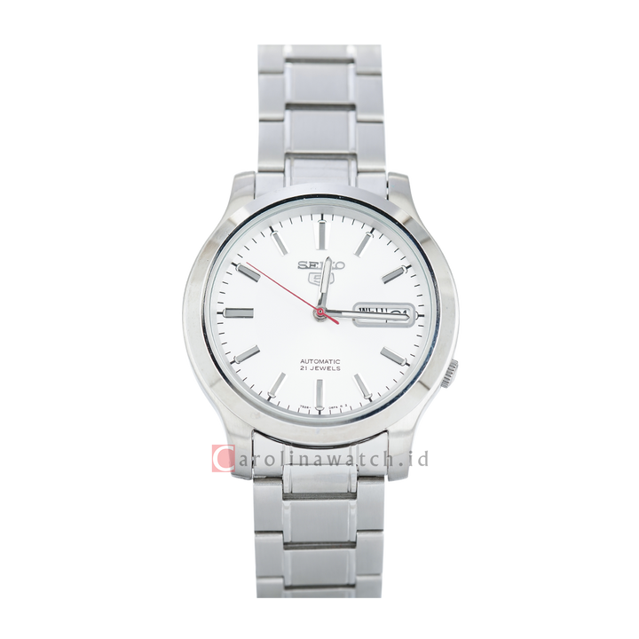 Jam Tangan Seiko 5 Sports SNK789K1 Automatic Men White Dial Stainless Steel Strap