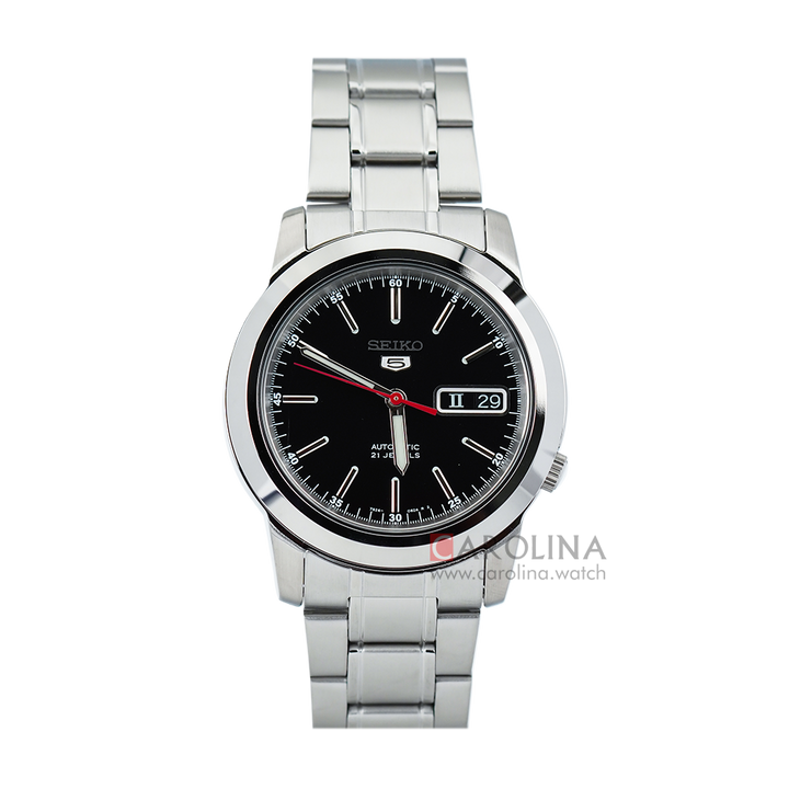 Jam Tangan Seiko 5 Sports SNKE53K1 Automatic Men Black Dial Stainless Steel Strap