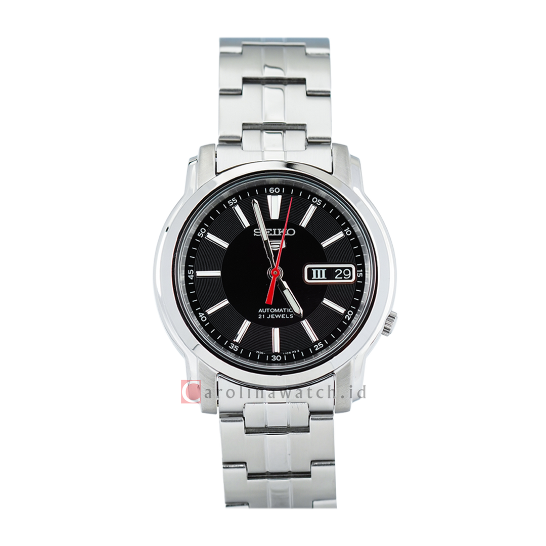 Jam Tangan Seiko 5 Sports SNKL83K1 Automatic Men Black Dial Stainless Steel Strap