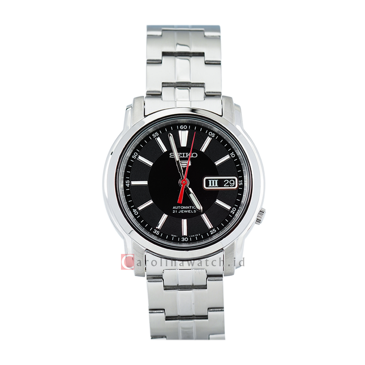 Jam Tangan Seiko 5 Sports SNKL83K1 Automatic Men Black Dial Stainless Steel Strap