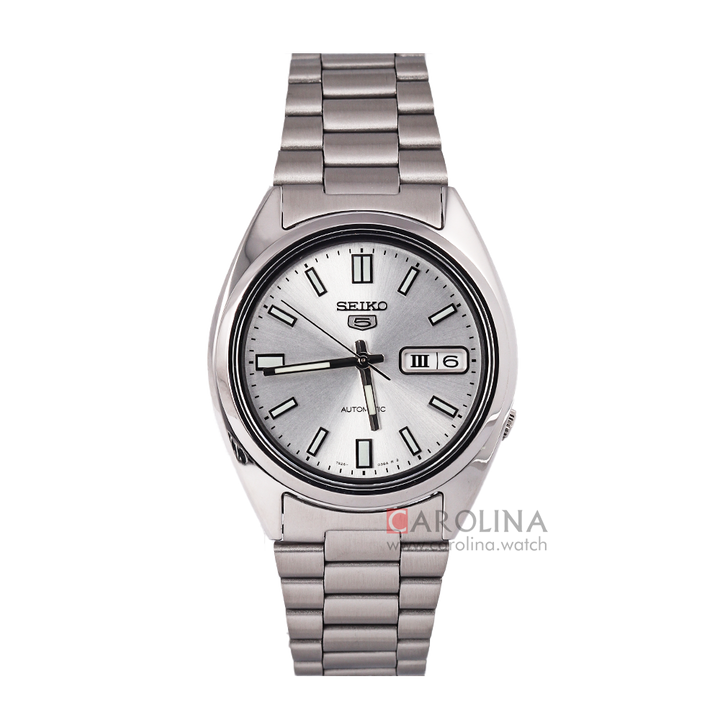 Jam Tangan Seiko 5 SNXS73K1 Men Automatic Silver Dial Stainless Steel Strap