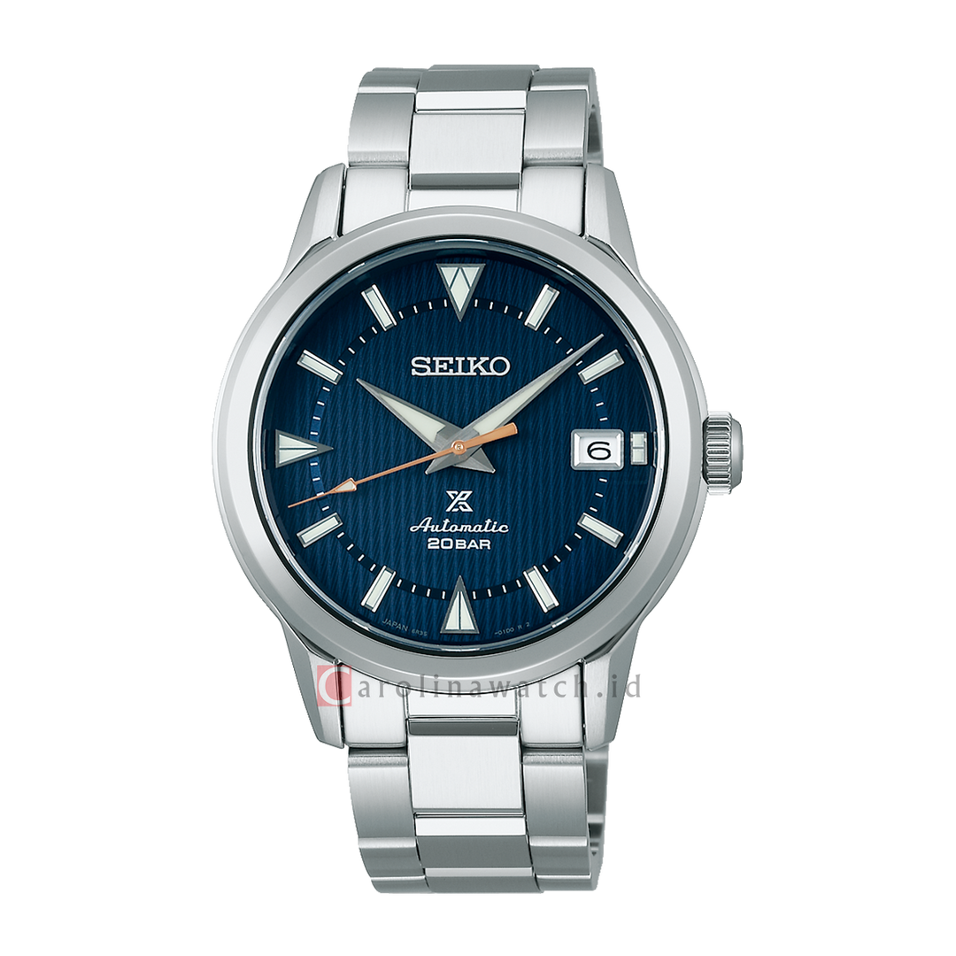 Jam Tangan Seiko Prospex Land SPB249J1 Automatic Men Blue Dial Stainless Steel Strap