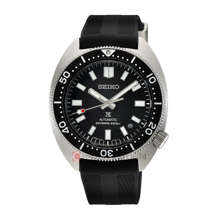 Jam Tangan Seiko Prospex SPB317J1 Heritage Turtle Slim Willard Men Automatic Black Rubber Strap