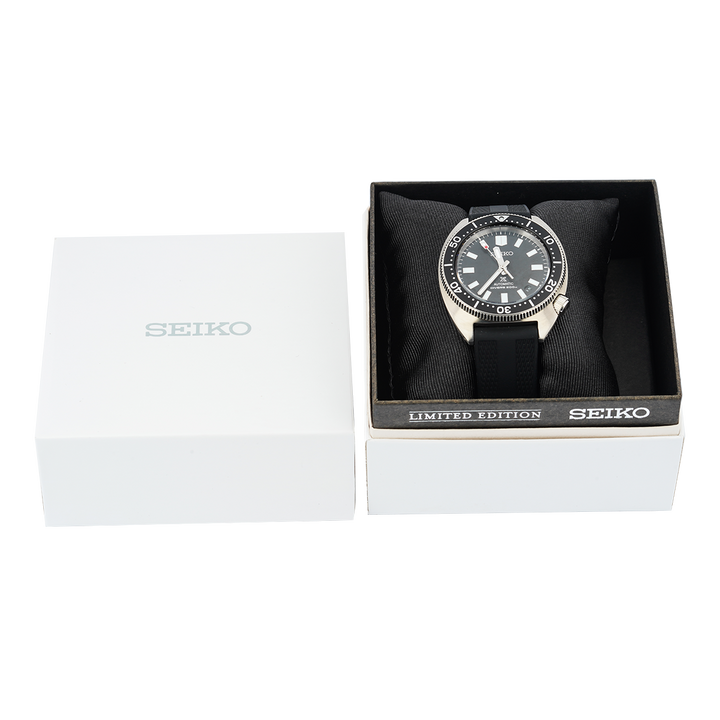 Jam Tangan Seiko Prospex SPB317J1 Heritage Turtle Slim Willard Men Automatic Black Rubber Strap