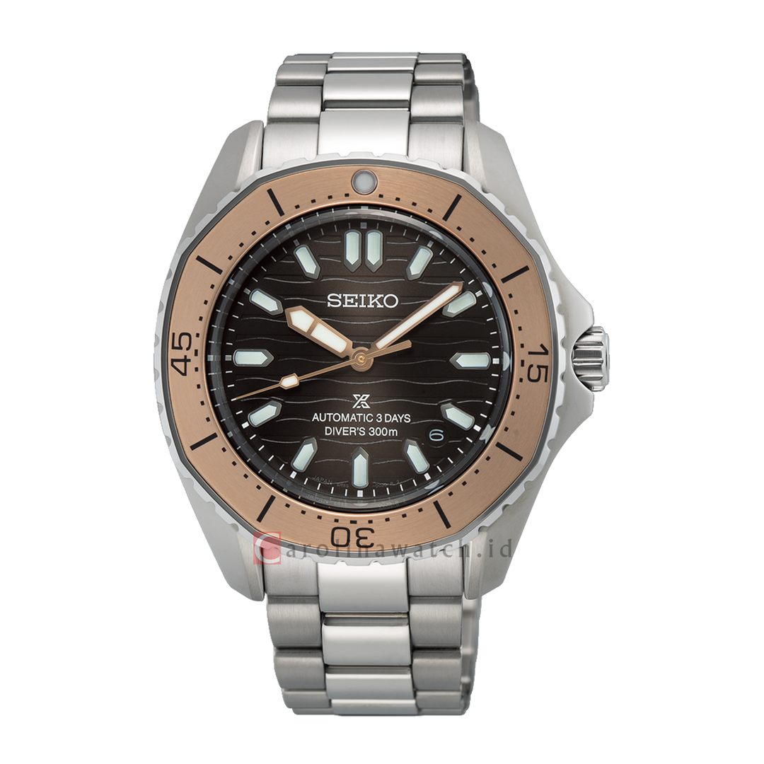 Jam Tangan Seiko Prospex Sea SPB485J1 Automatic Men Analog Dial Stainless Steel Strap