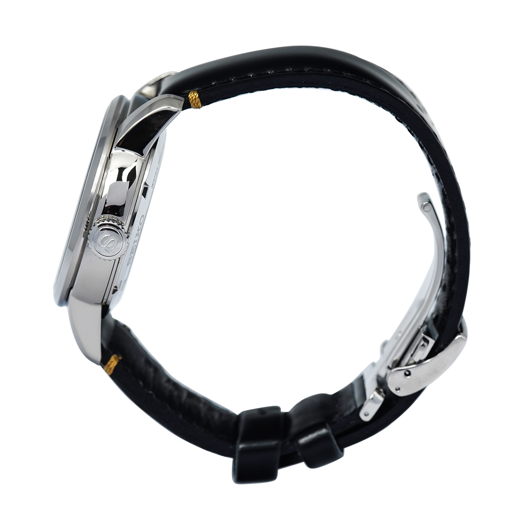 Jam Tangan Seiko Presage SPB497J1 Men Craftsmanship Unglazed Arita Porcelain Dial Leather Strap Limited Edition