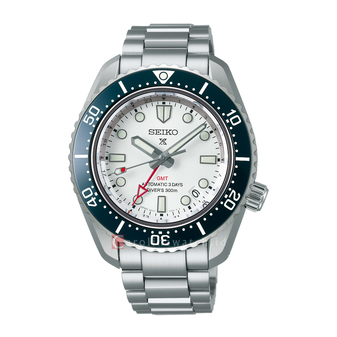 Jam Tangan Seiko Prospex Sea SPB519J1 Automatic Men White Dial Stainless Steel Strap