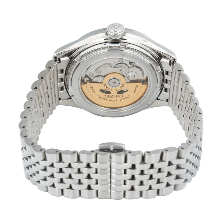 Jam Tangan Seiko Presage Classic SPB525J1 Men Blue Dial Stainless Steel Strap