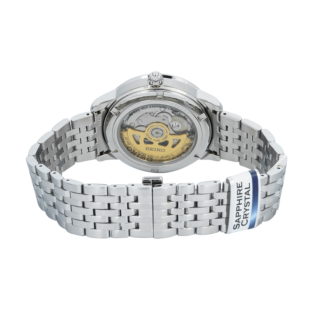 Jam Tangan Seiko Presage SRP691J1 Men Silver Dial Stainless Steel Strap