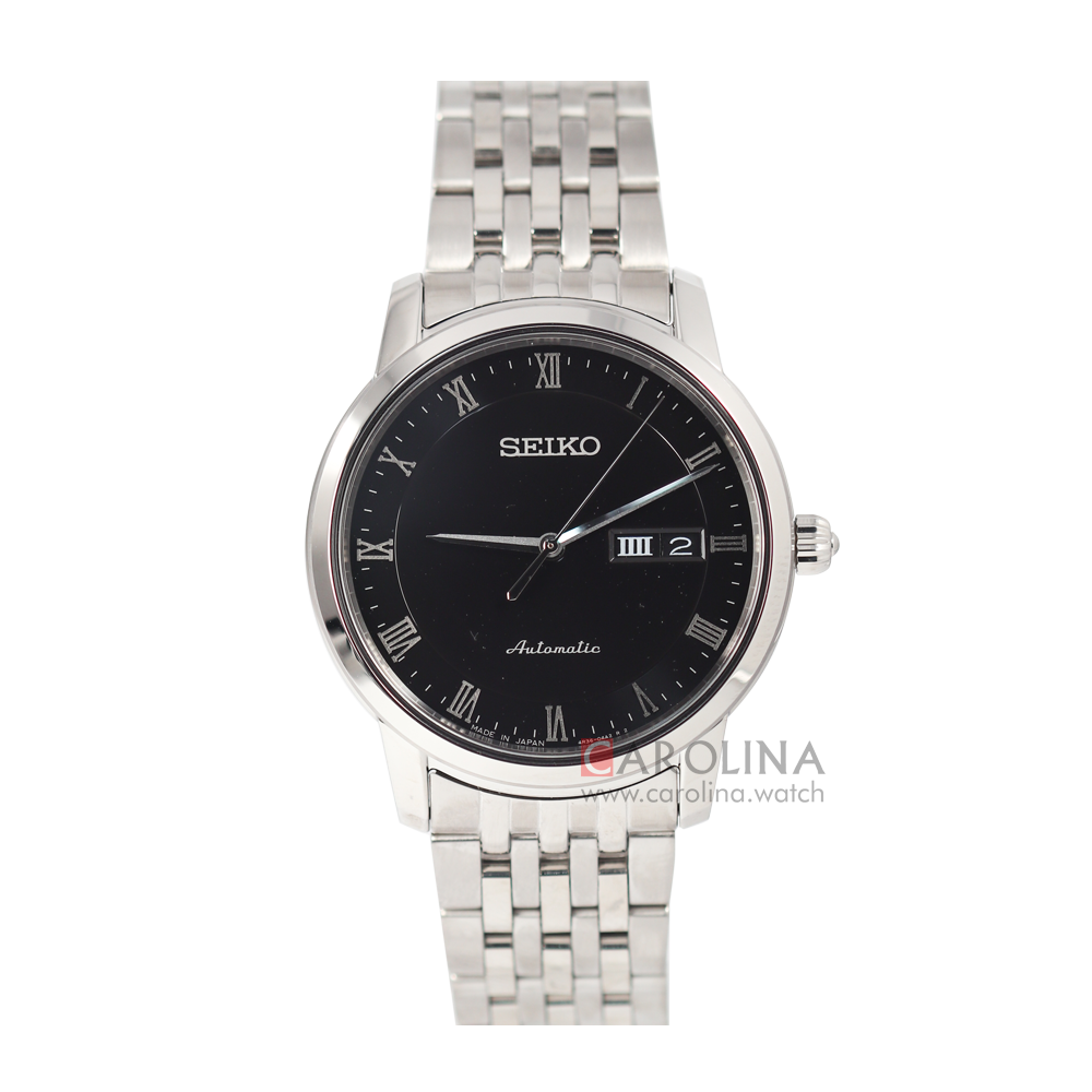 Jam Tangan Seiko Presage SRP693J1 Men Black Dial Stainless Steel