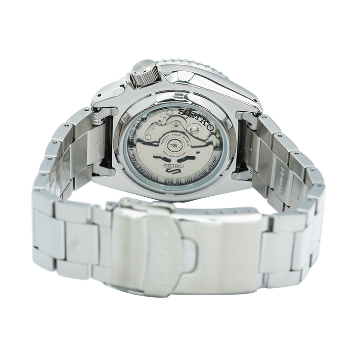 Jam Tangan Seiko 5 SRPG47K1 140th Anniversary Automatic Men Silver Pattern Dial Stainless Steel Strap LIMITED EDITION