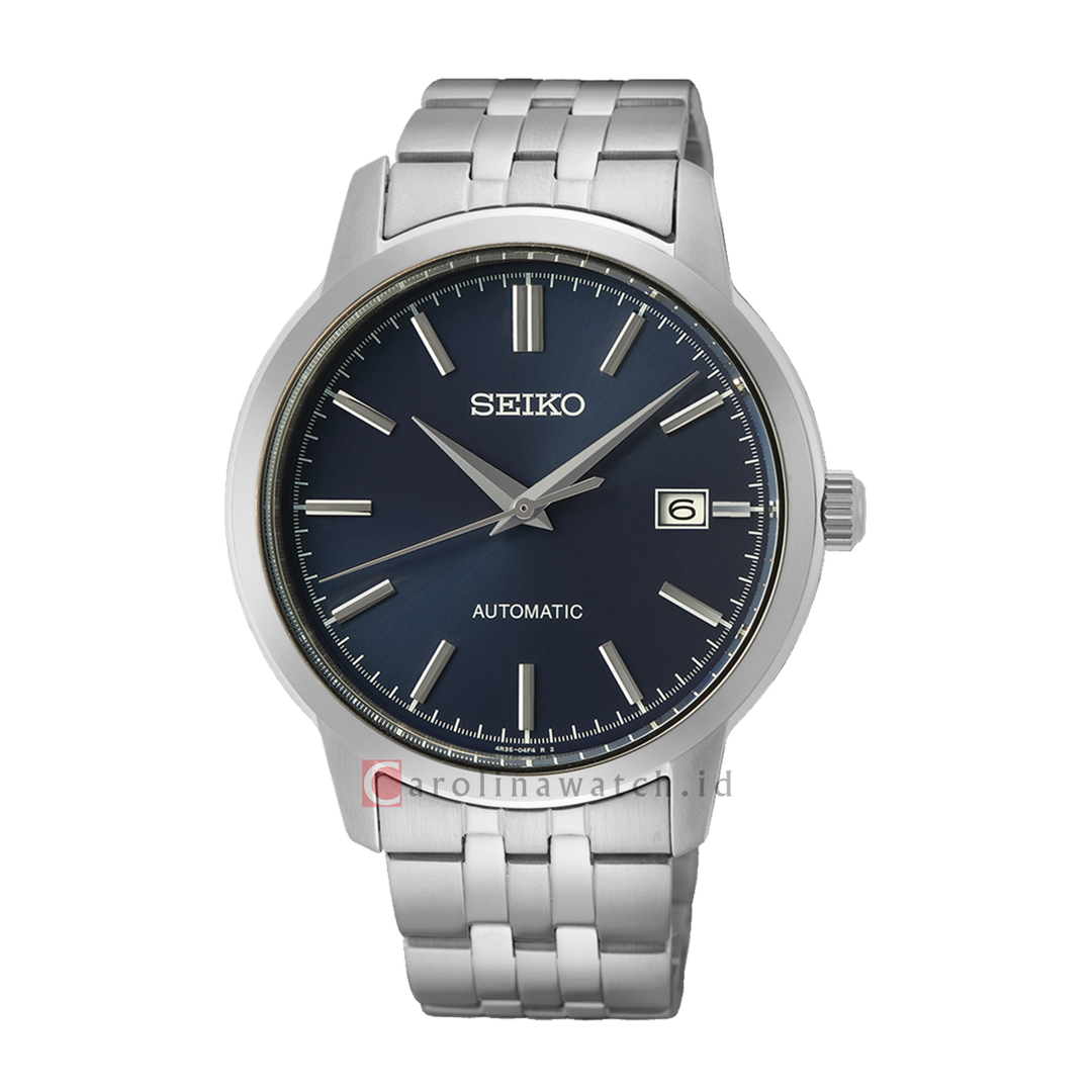 Jam Tangan Seiko Classic SRPH87K1 Discover More Men Automatic Blue Dial Stainless Steel Strap