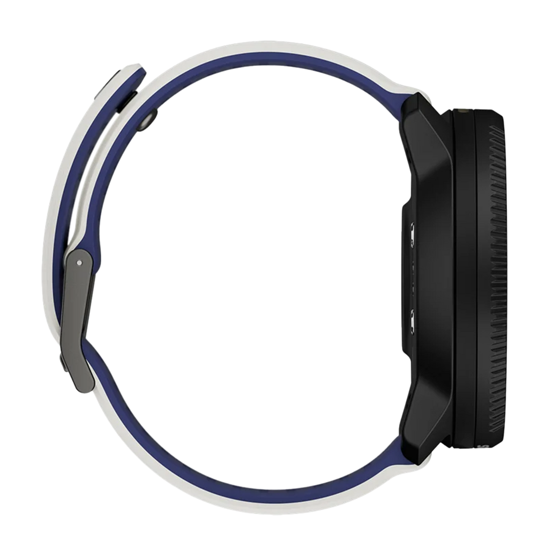 Jam Tangan SUUNTO SS051205000 Unisex - Suunto Vertical 2 Black Case and Striped Two-Tone Silicone Strap