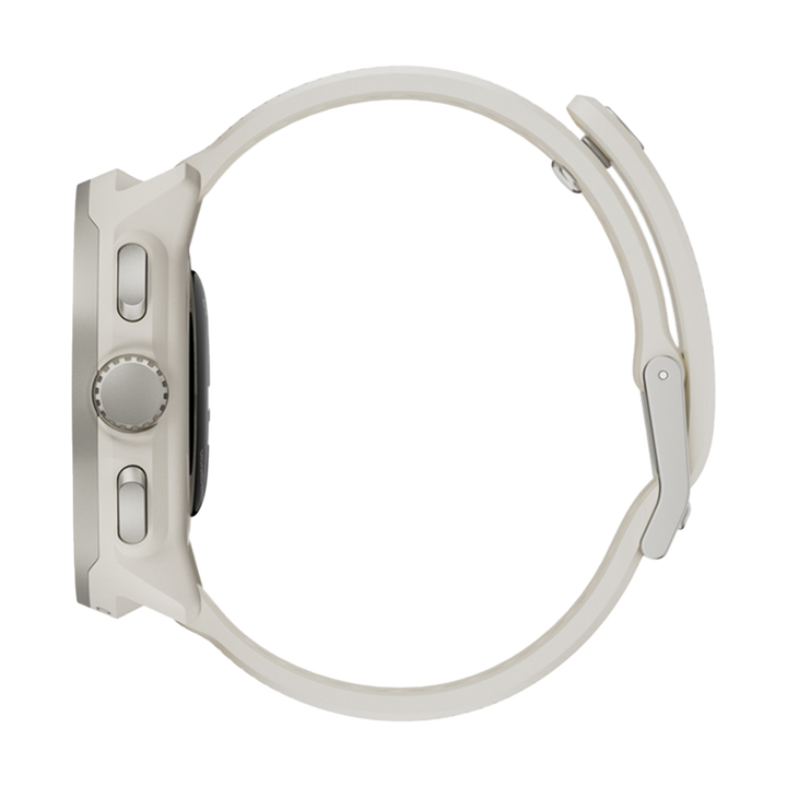 Jam Tangan SUUNTO SS051273000 Unisex - Suunto Run Frost Gray Stainless Steel Bezel with Light Gray Case and Strap