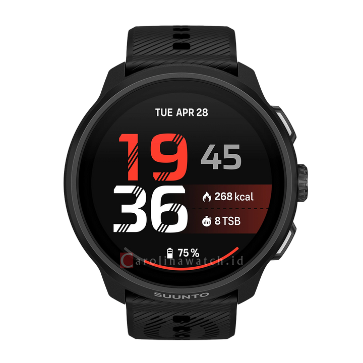 Jam Tangan SUUNTO SS051723000 Unisex - Suunto Run 2 All Black 4GB