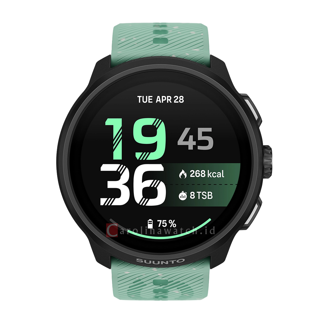 Jam Tangan SUUNTO SS051725000 Unisex - Suunto Run 2 Aloe Green 4GB