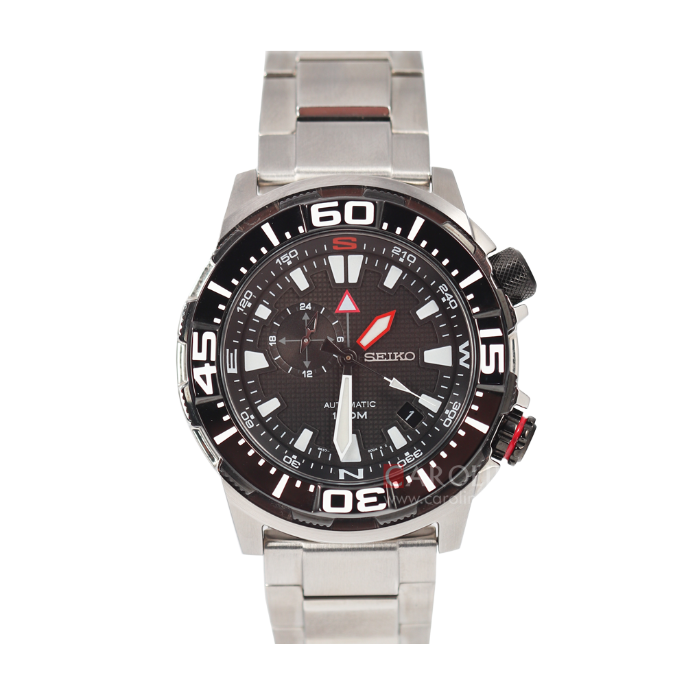 Jam Tangan Seiko Superior Automatic SSA049 Men Black Dial Stainless Steel Strap