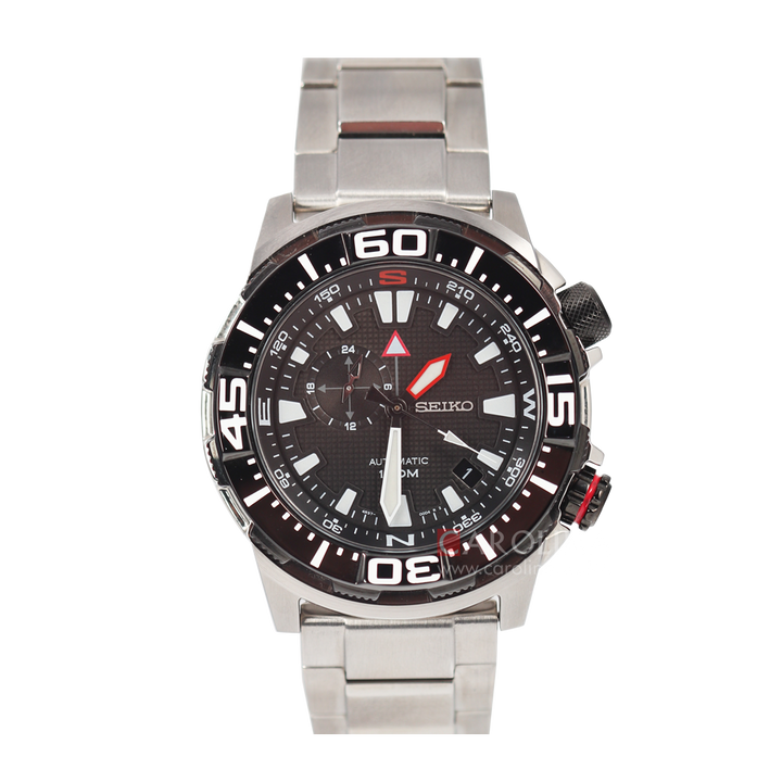 Jam Tangan Seiko Superior Automatic SSA049 Men Black Dial Stainless Steel Strap