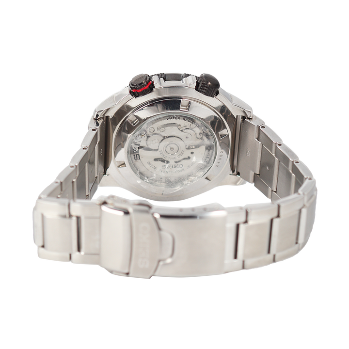 Jam Tangan Seiko Superior Automatic SSA049 Men Black Dial Stainless Steel Strap