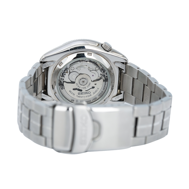Jam Tangan Seiko 5 Sports SSA061 Men Automatic White Dial Stainless Steel Strap