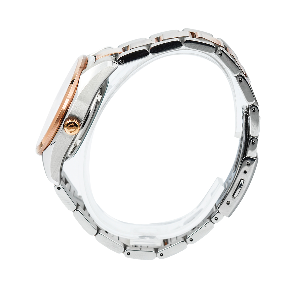 Jam Tangan Seiko Presage SSA866J1 Automatic Women White dial with Swarovski Crystal on markers Dual Tone Stainless Steel Strap