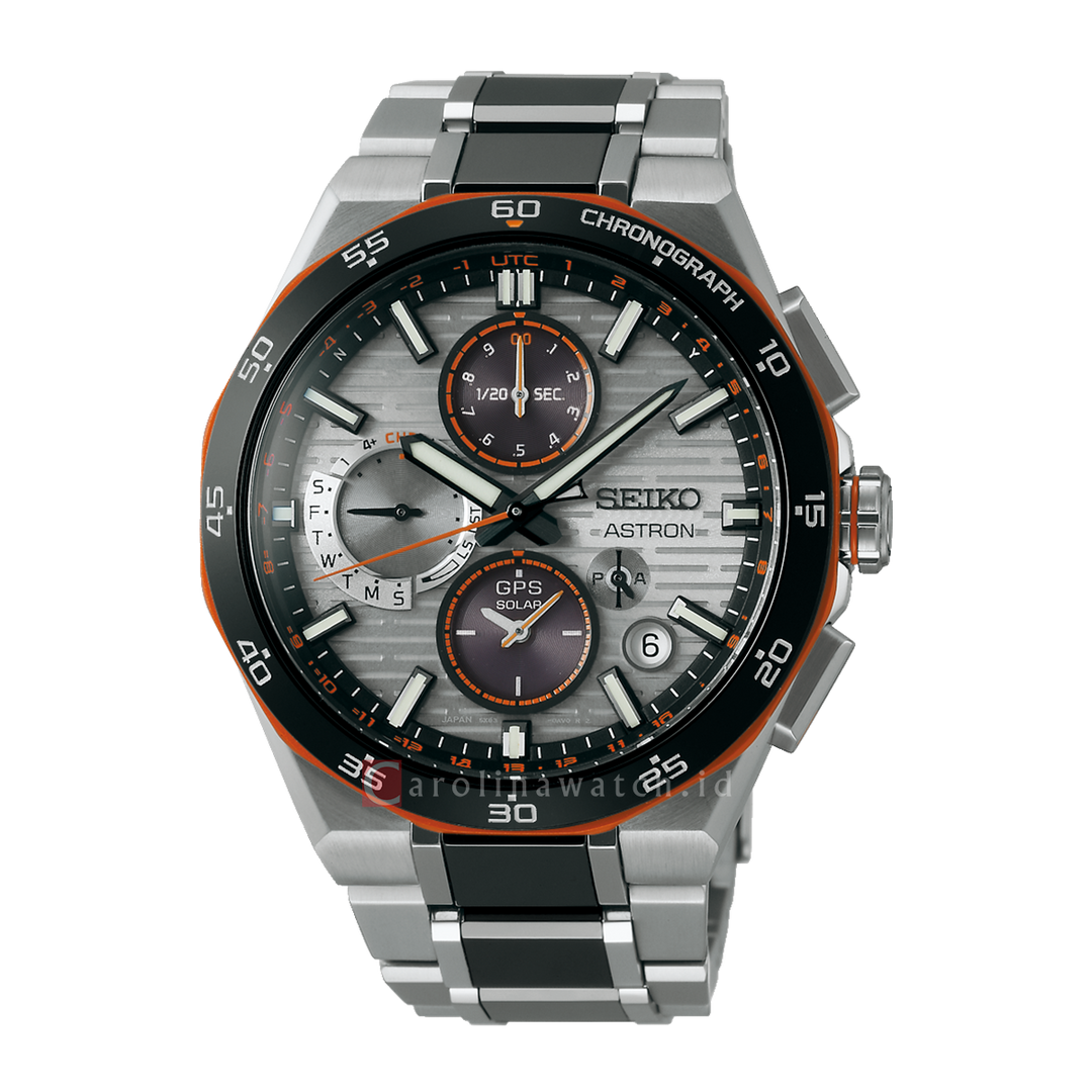 Jam Tangan Seiko Astron SSH183J1 Men GPS Solar 2025 Titanium Strap (Limited Edition)