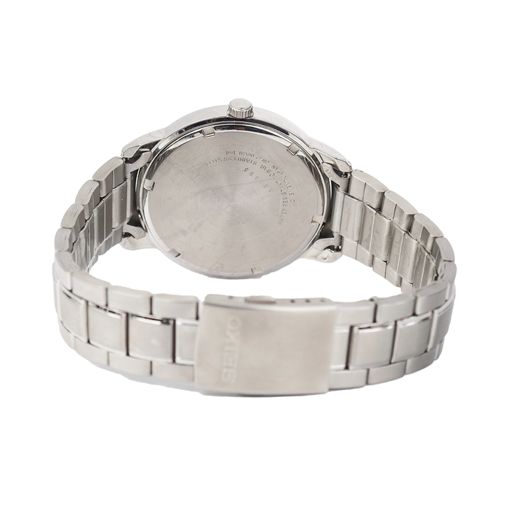 Jam Tangan Seiko Classic SUR191P1 Men White Dial Stainless Steel Strap